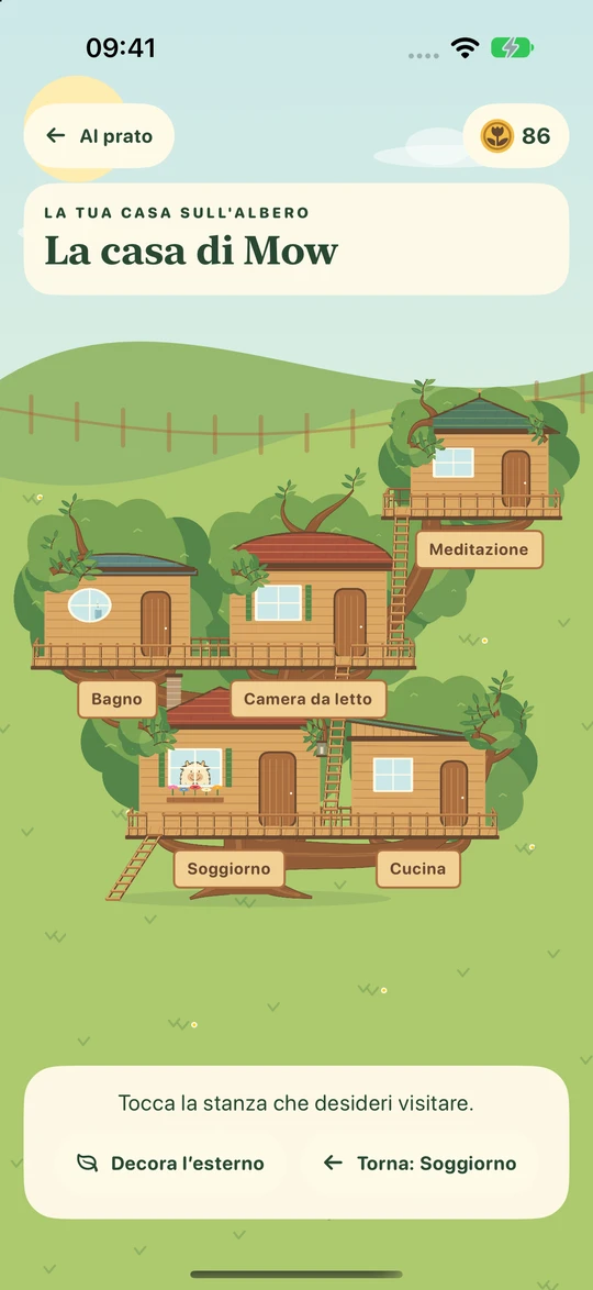 Casa sull’albero ampliata con cinque stanze collegate da scale e passerelle
